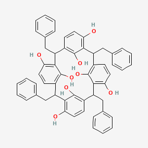 2,8,14,20-Tetrabenzylpentacyclo[19.3.1.13,7.19,13.115,19]octacosa-1(25),3,5,7(28),9,11,13(27),15,17,19(26),21,23-dodecaene-4,10,16,22,25,26,27,28-octol