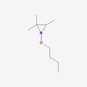 molecular formula C9H19NO B13832339 1-Butoxy-2,2,3-trimethylaziridine CAS No. 343865-14-5