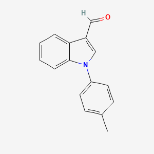 molecular formula C16H13NO B1383235 1-(4-甲基苯基)-1H-吲哚-3-甲醛 CAS No. 1146220-76-9