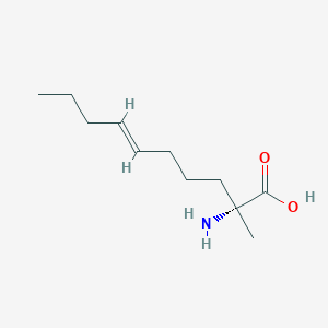 (r)-2-Amino-2-methyldec-6-enoic acid