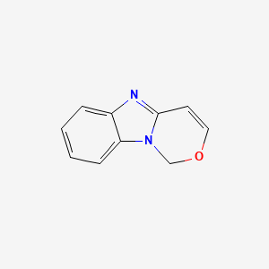 molecular formula C10H8N2O B13832389 1h-[1,3]Oxazino[3,4-a]benzimidazole CAS No. 32881-63-3