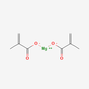 molecular formula C8H10MgO4 B13832394 Magnesium,2-methylprop-2-enoate 