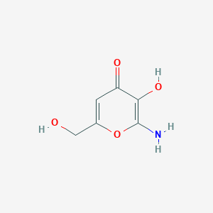 molecular formula C6H7NO4 B13832455 2-(Aminomethyl)-5-hydroxy-(4H)-pyran-4-one hydrobromide 