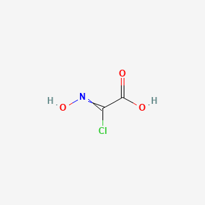 molecular formula C2H2ClNO3 B13832460 2-Chloro-2-(hydroxyimino)acetic acid 