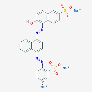 molecular formula C26H15N4Na3O7S2 B13832521 Acid Violet 131 