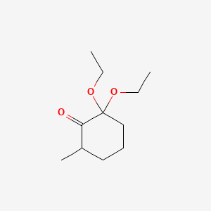 2,2-Diethoxy-6-methylcyclohexan-1-one