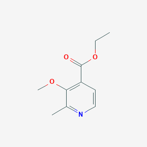 molecular formula C10H13NO3 B1383253 3-甲氧基-2-甲基吡啶-4-羧酸乙酯 CAS No. 1227604-20-7