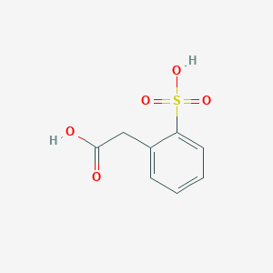 molecular formula C8H8O5S B13832574 2-(2-Sulfophenyl)acetic acid 