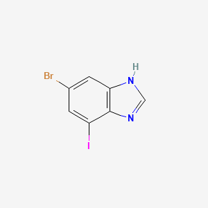 B1383264 6-Bromo-4-iodobenzimidazole CAS No. 1616094-32-6