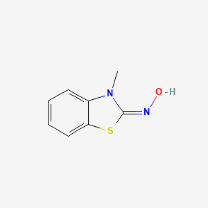 molecular formula C8H8N2OS B13832647 2(3H)-Benzothiazolone,3-methyl-,oxime(9CI) 