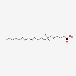 molecular formula C20H30F2O2 B13832669 7,7-Difluoroicosa-5,8,11,14-tetraenoic acid 