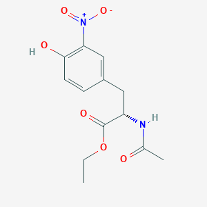 (S)-Ethyl 2-acetamido-3-(4-hydroxy-3-nitrophenyl)propanoate