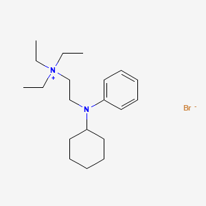 (2-(N-Cyclohexylanilino)ethyl)triethylammonium bromide