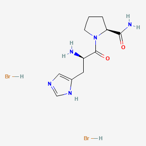 L-Prolinamide,d-histidyl-,dihydrobromide