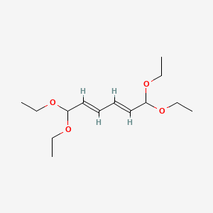 molecular formula C14H26O4 B13832765 1,1,6,6-Tetraethoxyhexa-2,4-diene CAS No. 3975-10-8