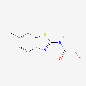 molecular formula C10H9FN2OS B13832766 2-Fluoro-N-(6-methyl-1,3-benzothiazol-2-yl)acetamide 