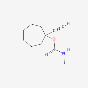 (1-ethynylcycloheptyl) N-methylcarbamate