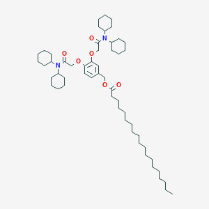 3,4-Bis(2-(dicyclohexylamino)-2-oxoethoxy)benzyl nonadecanoate