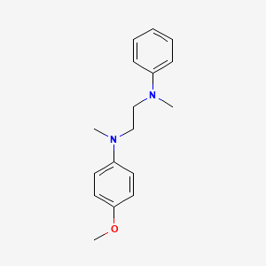 Ethylenediamine, N-(p-methoxyphenyl)-N,N'-dimethyl-N'-phenyl-