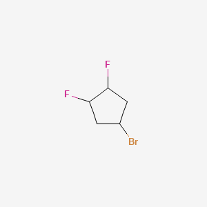 molecular formula C5H7BrF2 B13832826 4-Bromo-1,2-difluorocyclopentane 