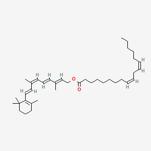 molecular formula C38H60O2 B13832836 9-cis-Retinyl Linoleate 