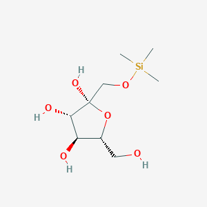 molecular formula C9H20O6Si B13832843 (2R,3S,4S,5R)-5-(hydroxymethyl)-2-((trimethylsilyloxy)methyl)tetrahydrofuran-2,3,4-triol 