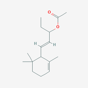 molecular formula C16H26O2 B13832857 Alpha iso-methyl ionyl acetate 