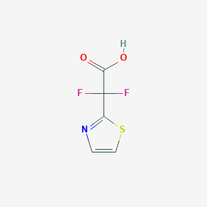 2,2-Difluoro-2-(1,3-thiazol-2-yl)acetic acid