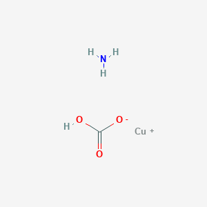 molecular formula CH4CuNO3 B13832904 Azane;copper(1+);hydrogen carbonate 