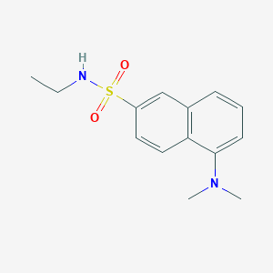 molecular formula C14H18N2O2S B13832953 5-(Dimethylamino)-N-ethylnaphthalene-2-sulfonamide 