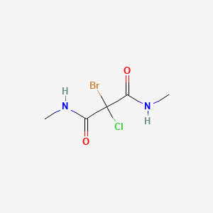 2-Bromo-2-chloro-N,N'-dimethylmalonamide