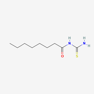 molecular formula C9H18N2OS B13832980 Octanoyl thiourea CAS No. 42113-92-8