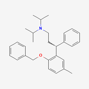 molecular formula C29H37NO B13833005 (R)-3-(2-(benzyloxy)-5-methylphenyl)-N,N-diisopropyl-3-phenylpropan-1-amine 