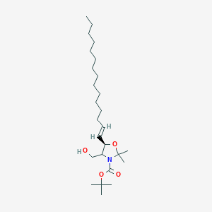 tert-butyl (5R)-4-(hydroxymethyl)-2,2-dimethyl-5-[(E)-pentadec-1-enyl]-1,3-oxazolidine-3-carboxylate