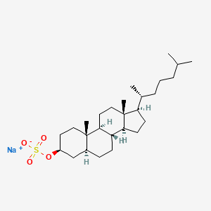 molecular formula C27H47NaO4S B13833080 Dihydrocholesterol-3-sulfate sodium 