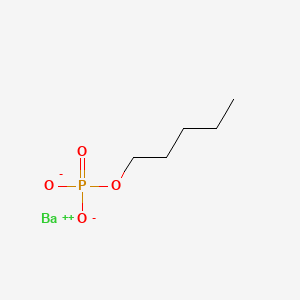 molecular formula C5H11BaO4P B13833133 Barium pentyl phosphate CAS No. 34296-07-6