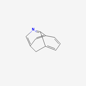 molecular formula C10H7N B13833141 3,8-Methanoquinoline(9CI) CAS No. 326804-00-6