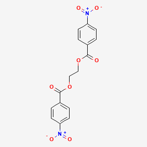 molecular formula C16H12N2O8 B13833148 2-(4-Nitrobenzoyl)oxyethyl 4-nitrobenzoate CAS No. 41106-71-2