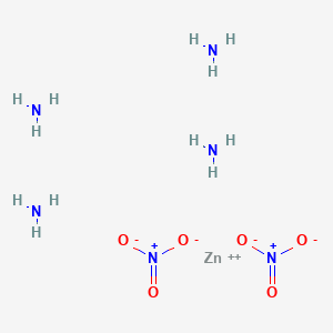 molecular formula H12N6O6Zn B13833208 zinc;azane;dinitrate CAS No. 39599-16-1