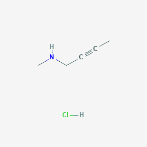 molecular formula C5H10ClN B1383321 (丁-2-炔-1-基)(甲基)胺盐酸盐 CAS No. 1803570-64-0