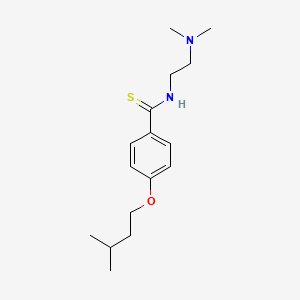 Benzamide, N-(2-dimethylaminoethyl)-p-isopentoxythio-