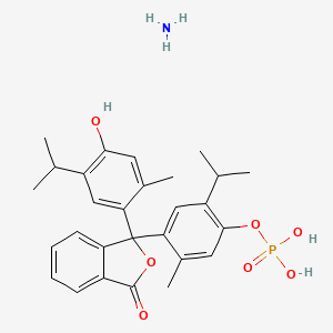 molecular formula C28H34NO7P B13833219 Thymolphthalein monophosphate ammonium salt 