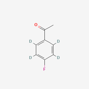 1-(2,3,5,6-Tetradeuterio-4-fluorophenyl)ethanone