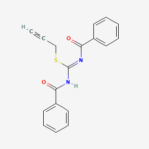 prop-2-yn-1-yl N,N'-bis(phenylcarbonyl)carbamimidothioate