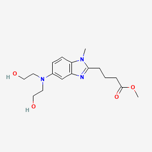 Methyl 4-[5-[bis(2-hydroxyethyl)amino]-1-methylbenzimidazol-2-yl]butanoate