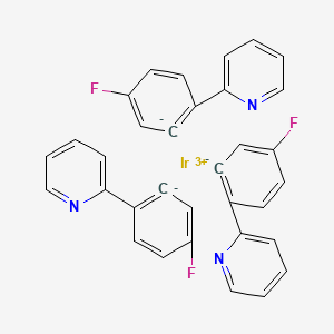 2-(4-fluorobenzene-6-id-1-yl)pyridine;iridium(3+)