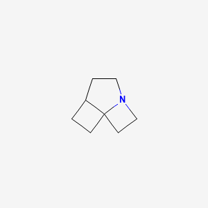 molecular formula C8H13N B13833278 4-Azatricyclo[5.2.0.0~1,4~]nonane CAS No. 330197-23-4