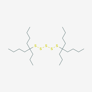 molecular formula C24H50S5 B13833306 Di(tert-dodecyl)pentasulphide 