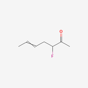 3-Fluorohept-5-en-2-one