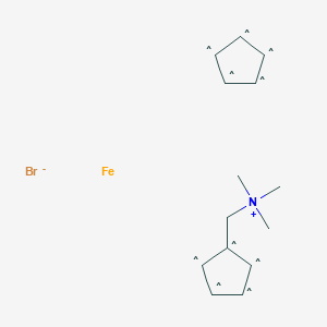 molecular formula C14H20BrFeN B13833419 (Ferrocenylmethyl)trimethylammonuim bromide 